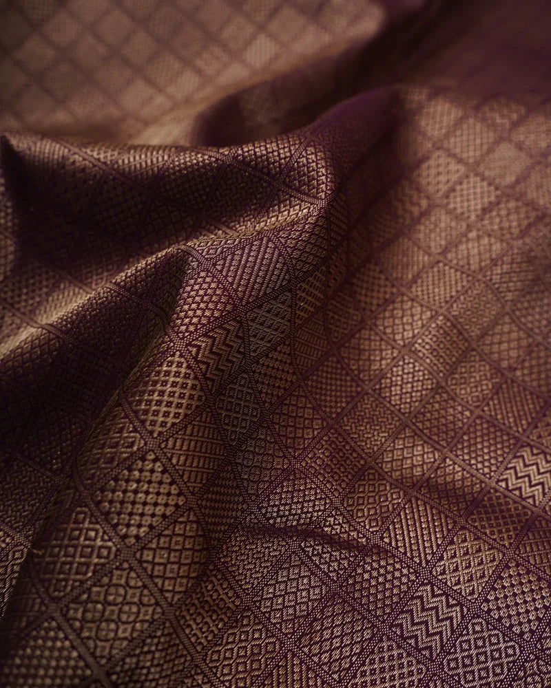 Navy blue kanjivaram silk saree - PattuCheeralu
