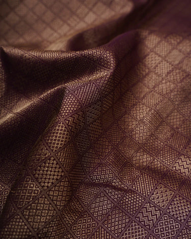Navy blue kanjivaram silk saree - PattuCheeralu