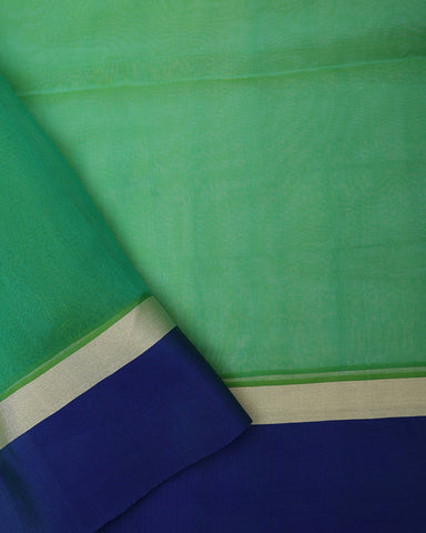 Green Jute Silk Saree - PattuCheeralu