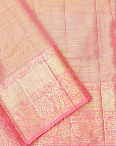 The gold tissue Kanjivaram saree - PattuCheeralu