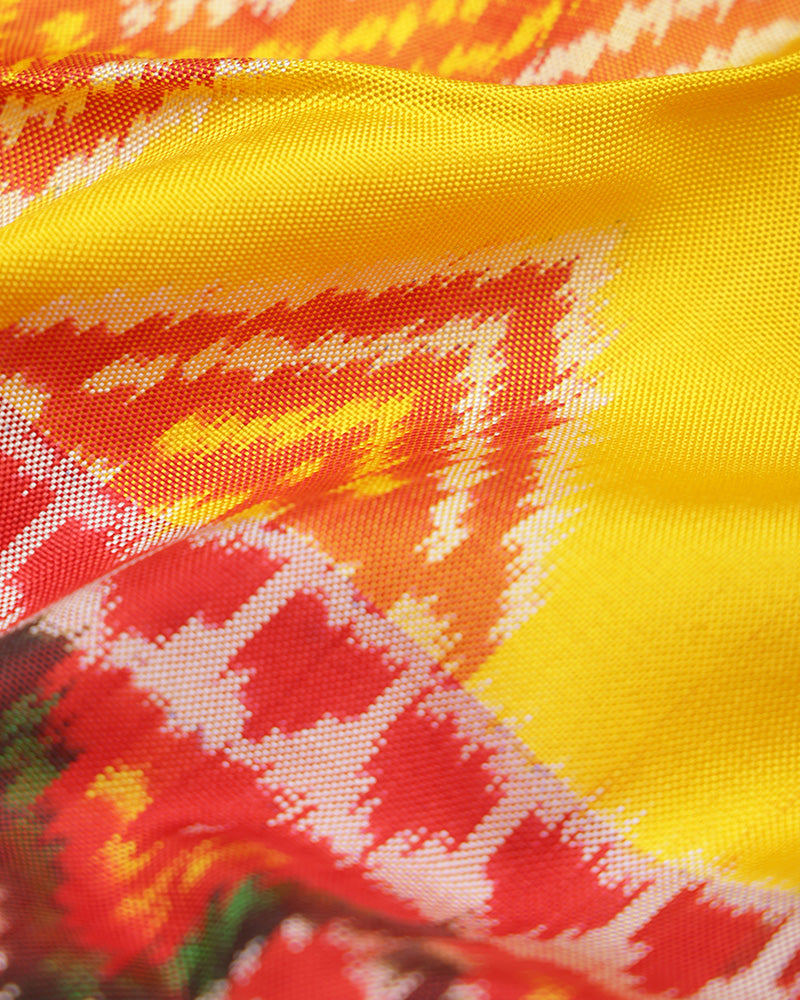 Yellow Patola Silk Saree - PattuCheeralu