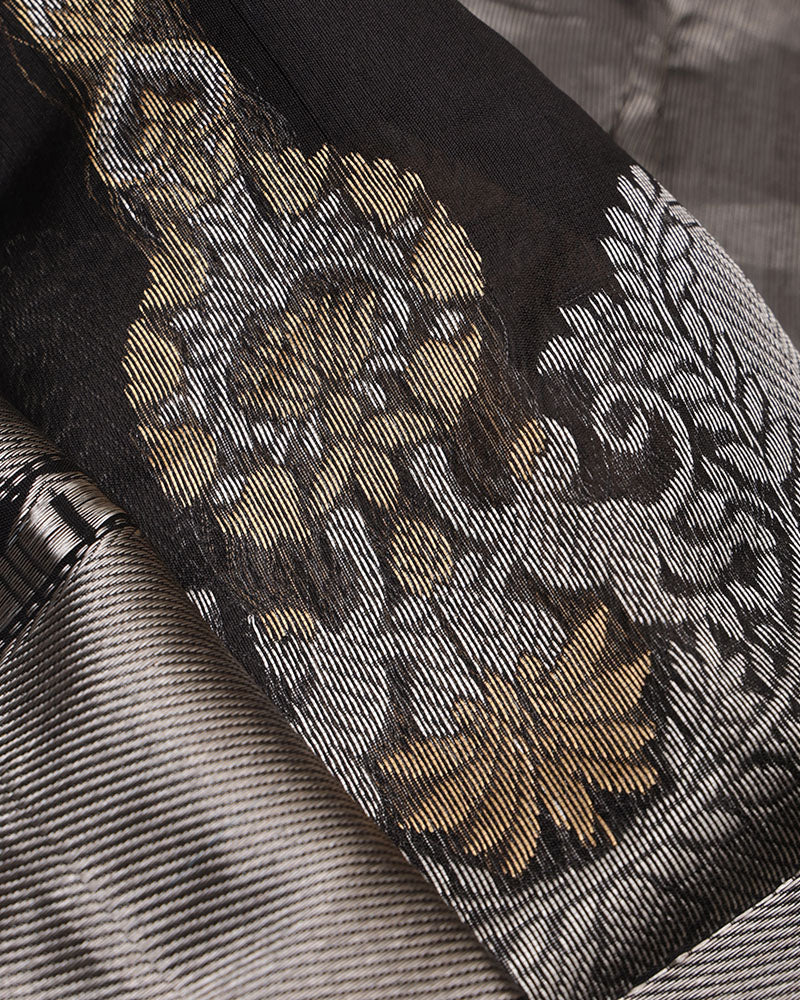 Sable Black Silk Saree - PattuCheeralu