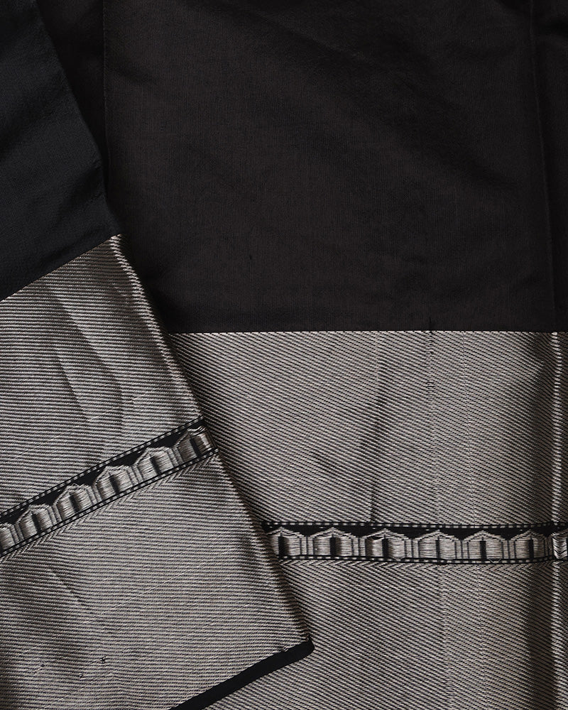 Sable Black Silk Saree - PattuCheeralu