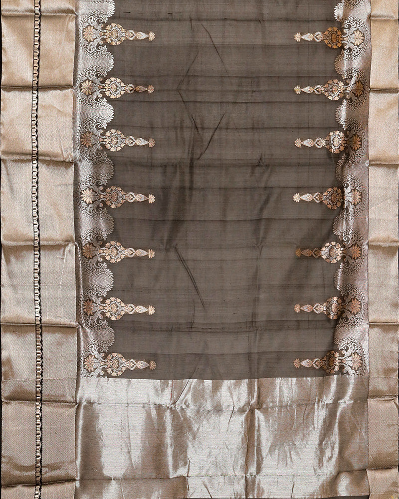 Sable Black Silk Saree - PattuCheeralu