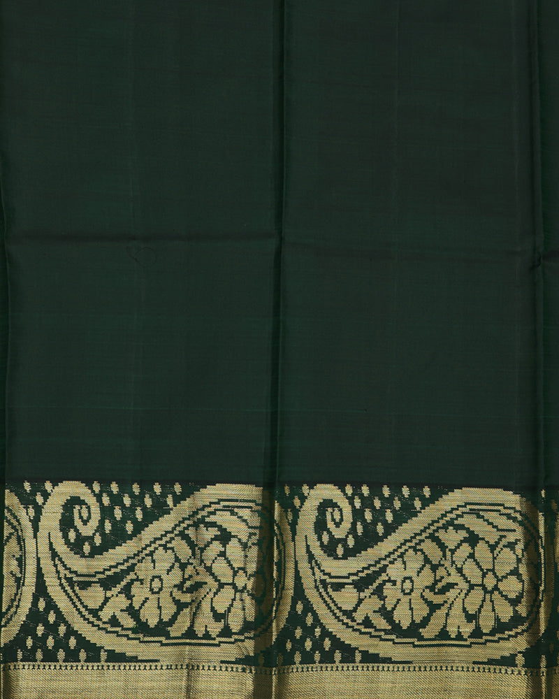 White Kanjivaram Georgette Saree - PattuCheeralu