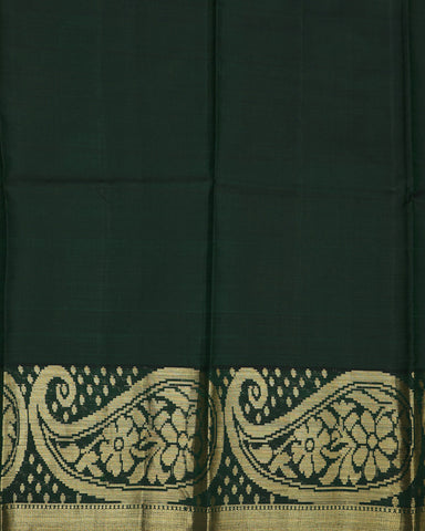 White Kanjivaram Georgette Saree - PattuCheeralu