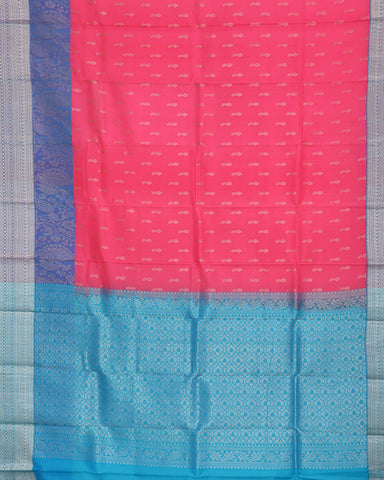 Pink Kanjivaram Silk Saree - PattuCheeralu