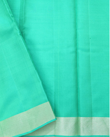 Light Green Kanchipuram Silk Saree - PattuCheeralu