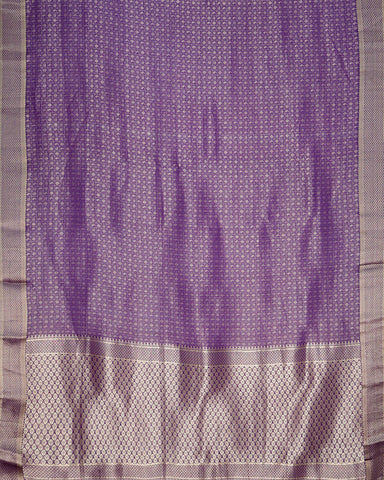Purple Crepe Silk Saree - PattuCheeralu