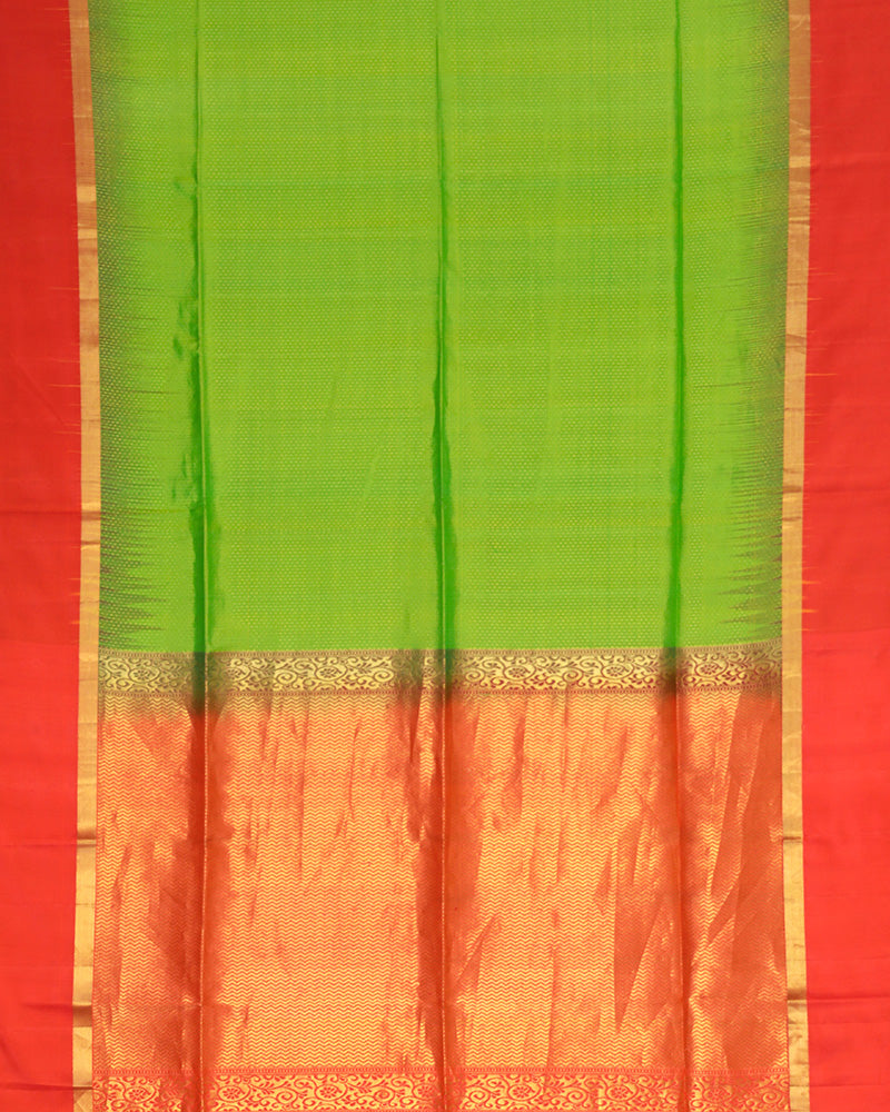 Light green soft silk - PattuCheeralu