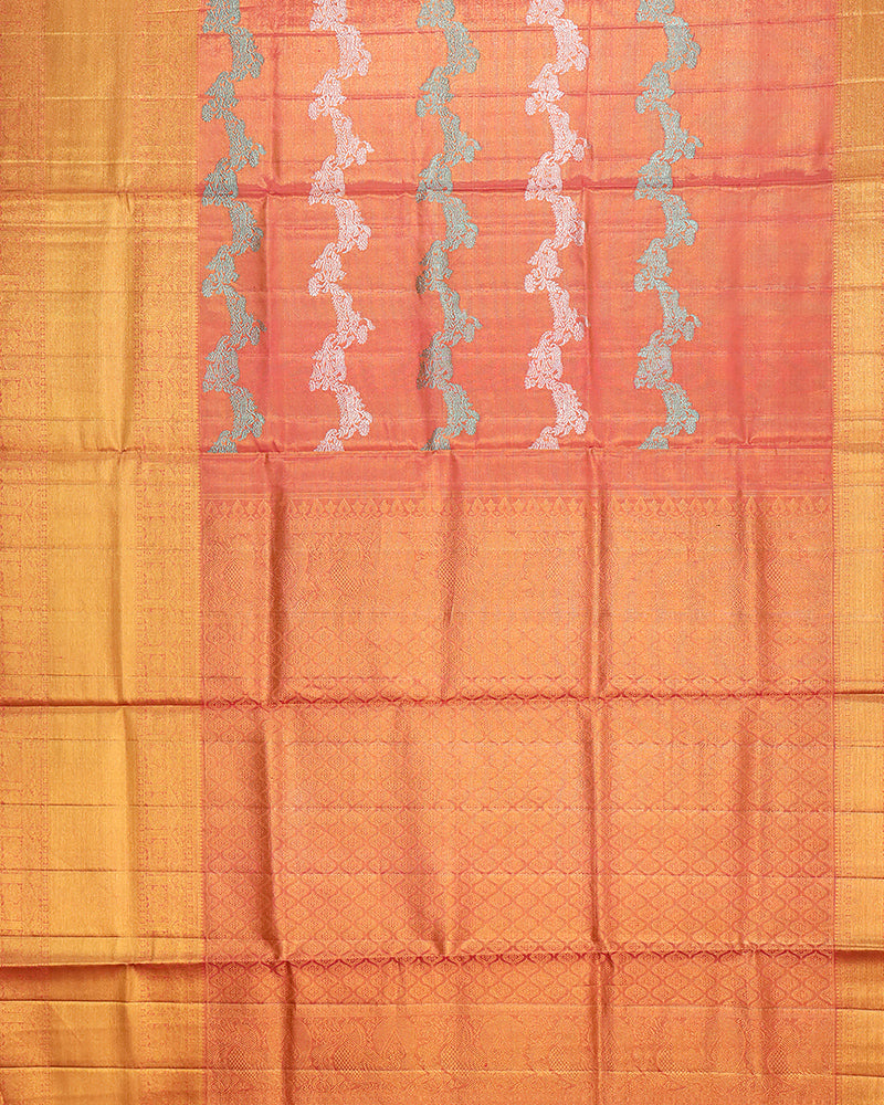 The pink tissue Kanjivaram saree - PattuCheeralu