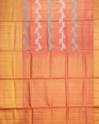 The pink tissue Kanjivaram saree - PattuCheeralu
