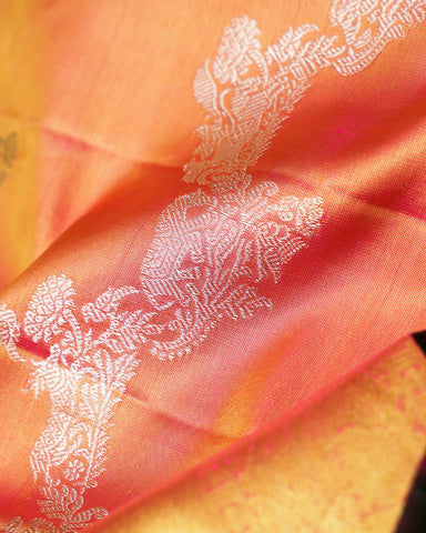 The pink tissue Kanjivaram saree - PattuCheeralu