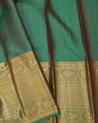Orange Kanjivaram Silk Saree - PattuCheeralu