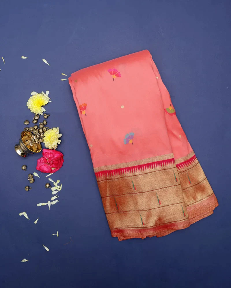 The Pink Soft Silk Saree - PattuCheeralu