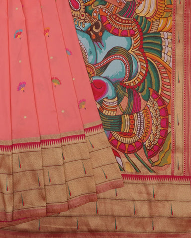 The Pink Soft Silk Saree - PattuCheeralu