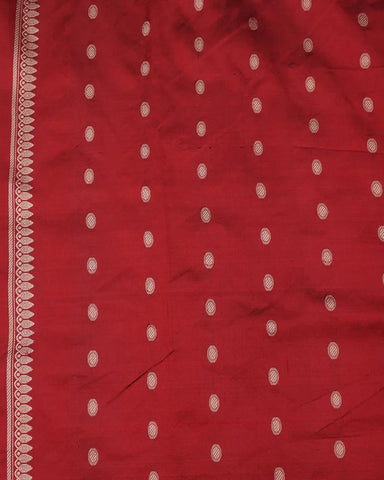 Oxford Blue, this Katan Banarasi silk saree - PattuCheeralu